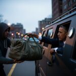 Epstein’s SHOCKING Treasury Link—Obama’s Crypto Drama! A person handing a bag to someone in a vehicle at night