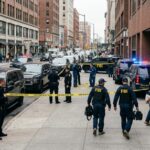 The Self-Control Crisis Driving Crime and Chaos FBI agents conducting an operation at a city street crime scene