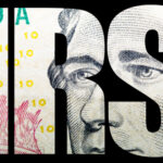 Nationwide: Tax Them Everywhere—Except California? Close-up of a banknote featuring the letters IRS